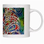 Pop Art - Spirals World 1 White Mugs Right