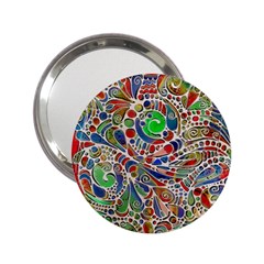 Pop Art - Spirals World 1 2 25  Handbag Mirrors by EDDArt