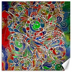 Pop Art - Spirals World 1 Canvas 12  X 12  by EDDArt