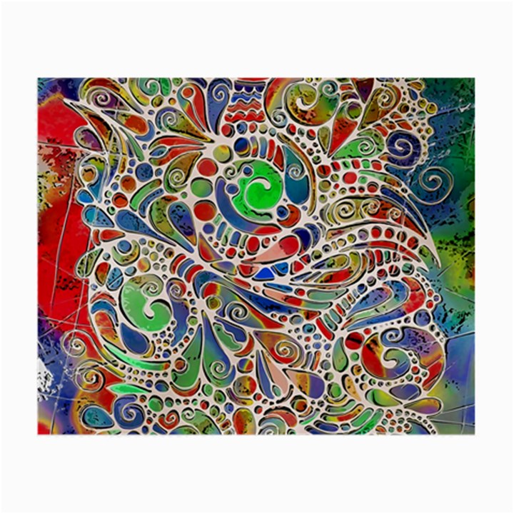 Pop Art - Spirals World 1 Small Glasses Cloth (2 Sides)