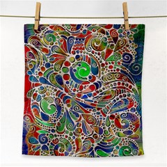 Pop Art - Spirals World 1 Face Towel by EDDArt