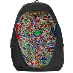 Pop Art - Spirals World 1 Backpack Bag by EDDArt