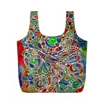 Pop Art - Spirals World 1 Full Print Recycle Bag (M) Front