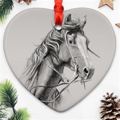 Custom Horse Ornament (heart) by HermanTelo