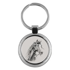 Custom Horse Key Chain (round) by HermanTelo