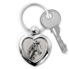 Custom Horse Key Chain (heart)