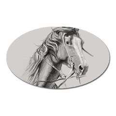 Custom Horse Oval Magnet by HermanTelo