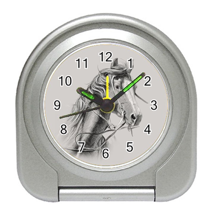 Custom Horse Travel Alarm Clock