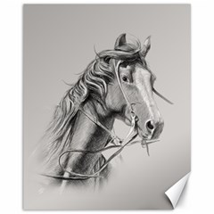 Custom Horse Canvas 11  X 14 