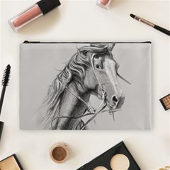 Custom Horse Cosmetic Bag (large)