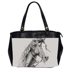 Custom Horse Oversize Office Handbag (2 Sides)