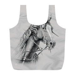 Custom Horse Full Print Recycle Bag (l)