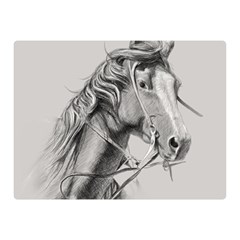 Custom Horse Double Sided Flano Blanket (mini) 