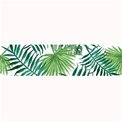 Green Tropical Leaves Large Bar Mats by goljakoff