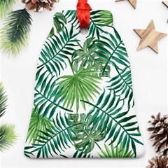 Green Tropical Leaves Ornament (bell) by goljakoff