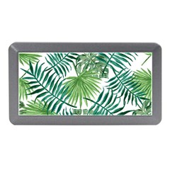 Green Tropical Leaves Memory Card Reader (mini) by goljakoff