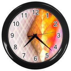 Geometry Diamond Wall Clock (black) by Sparkle