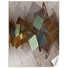 Digital Geometry Canvas 12  X 16  by Sparkle