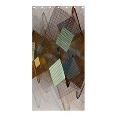 Digital Geometry Shower Curtain 36  X 72  (stall)  by Sparkle