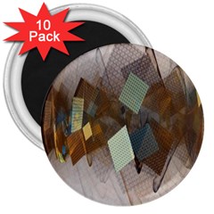 Geometry Diamond 3  Magnets (10 Pack)  by Sparkle