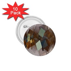 Geometry Diamond 1 75  Buttons (10 Pack) by Sparkle