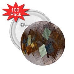 Geometry Diamond 2 25  Buttons (100 Pack)  by Sparkle