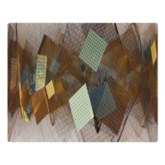 Digital Geometry Double Sided Flano Blanket (large)  by Sparkle