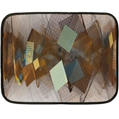 Geometry Diamond Double Sided Fleece Blanket (mini)  by Sparkle