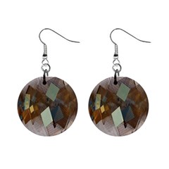 Geometry Diamond Mini Button Earrings by Sparkle