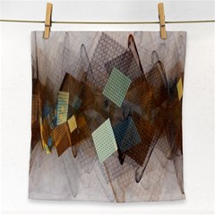 Geometry Diamond Face Towel by Sparkle