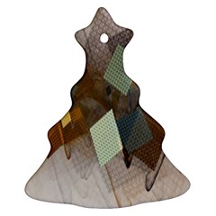 Geometry Diamond Christmas Tree Ornament (two Sides) by Sparkle