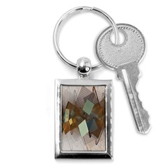 Geometry Diamond Key Chain (rectangle) by Sparkle