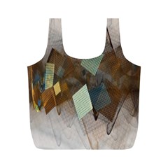 Geometry Diamond Full Print Recycle Bag (m) by Sparkle