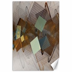 Geometry Diamond Canvas 24  X 36  by Sparkle