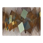 Geometry Diamond Double Sided Flano Blanket (Mini)  35 x27  Blanket Front