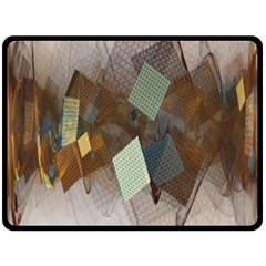 Geometry Diamond Fleece Blanket (large)  by Sparkle