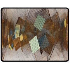 Geometry Diamond Fleece Blanket (medium)  by Sparkle