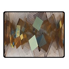 Geometry Diamond Double Sided Fleece Blanket (small)  by Sparkle