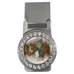 Geometry Diamond Money Clips (cz)  by Sparkle