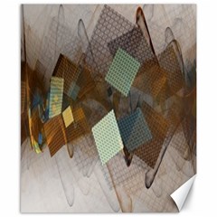 Geometry Diamond Canvas 8  X 10  by Sparkle