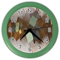 Geometry Diamond Color Wall Clock by Sparkle