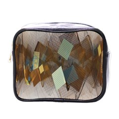 Geometry Diamond Mini Toiletries Bag (one Side) by Sparkle