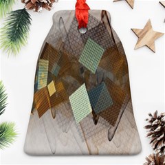 Geometry Diamond Bell Ornament (two Sides) by Sparkle