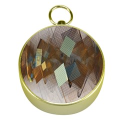 Geometry Diamond Gold Compasses by Sparkle