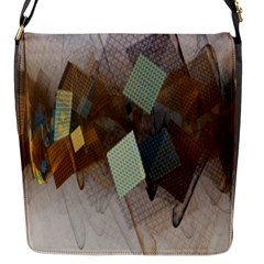 Geometry Diamond Flap Closure Messenger Bag (s) by Sparkle