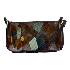 Digital Geometry Shoulder Clutch Bag by Sparkle