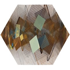 Geometry Diamond Wooden Puzzle Hexagon by Sparkle