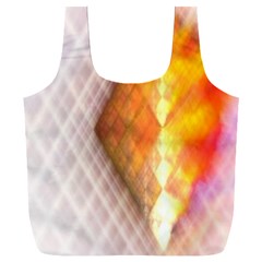 Geometry Diamond Full Print Recycle Bag (xxl) by Sparkle