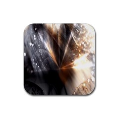 Flash Light Rubber Coaster (square)  by Sparkle