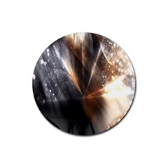 Flash Light Rubber Coaster (round)  by Sparkle